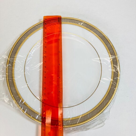 Noritake Brilliance Rimmed Dinner Plate 406 New Replacement 10.75 In 4824 - Picture 7 of 7